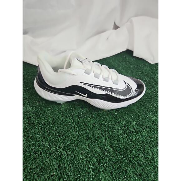 NIB Nike Alpha Huarache Elite 4 Low Metal Cleats FD2745-101 Size 7